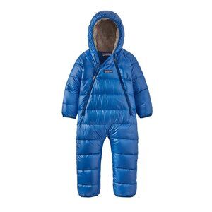 Patagonia Infant Hi-Loft Down Sweater Bunting, 3-6M, Bayou Blue
